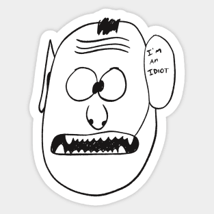 Toby Is An Idiot Sticker